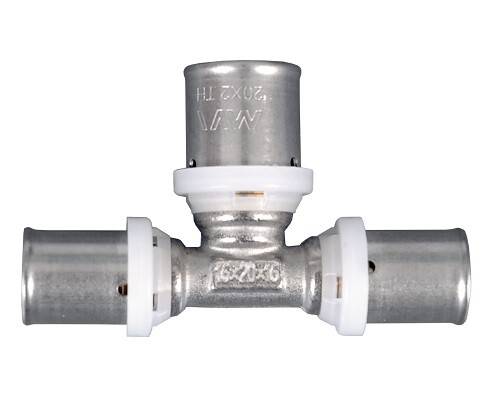 Тройник переходной Comap SkinPress 20x20x16 мм пресс латунный PF541050504