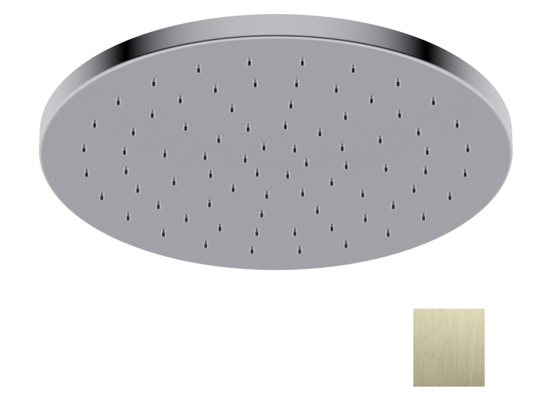 Верхний душ Ritmonio Ø 250 мм Brushed Champagne Stainless Steel PVD 75S021F44