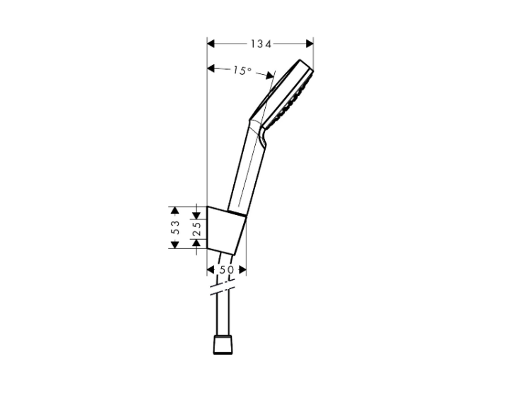 Душевой набор Hansgrohe Crometta 100 1jet белый/хром 26569400