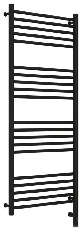 Полотенцесушитель электрический Сунержа Богема 3.0 1200x500 мм ТЭН справа черный матовый 3158051250