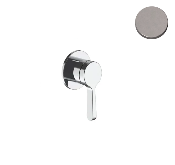 Смеситель для душа Fantini Torino встраиваемый на 1 потребителя Gun Metal Matt PVD 58P5L963B