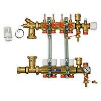 Коллекторный узел в сборе Giacomini R557F 1x3/4E на 4 выхода R557FY104