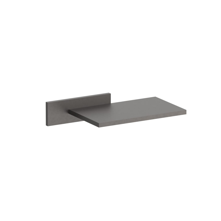 Излив для ванны Fantini Venezia каскадный настенный 145 мм правая версия цвет Gun Metal Matt PVD 31P55041B