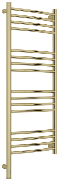 Полотенцесушитель электрический Сунержа Богема 3.1 выгнутая 1000x400 мм МЭМ нижнее слева шампань 02060021040