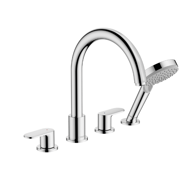 Смеситель для ванны и душа Hansgrohe Vernis Blend двухвентильный хром 71456000