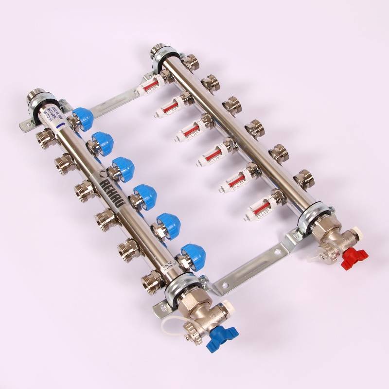 Коллекторная группа REHAU HKV-D 1 x 3/4 6 выходов 208061