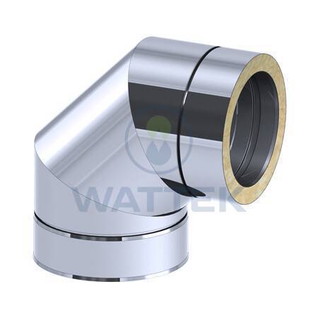 Колено вентиляционное 90° D 250 мм HOGER 6E90