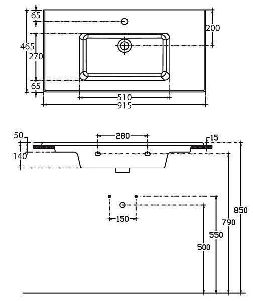 Раковина накладная Allen Brau Fantasy 92 см белый 4.11026.20
