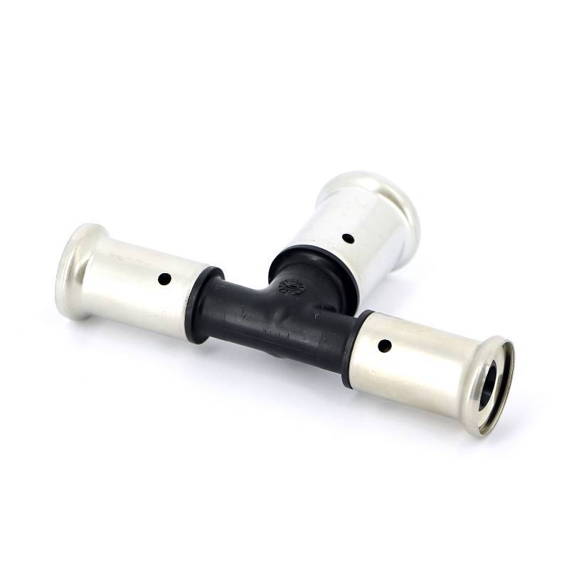 Тройник пресс HENCO PVDF 16х20х16 мм 12PK-162016