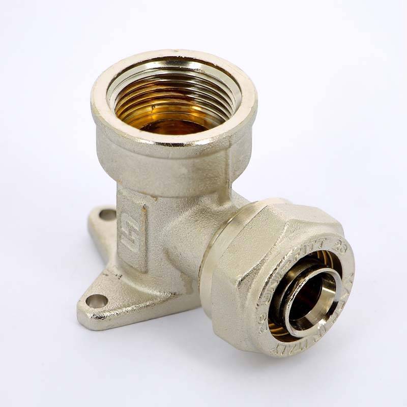 Водорозетка обжимная Uni-Fitt 20x1/2 никелированная 670N7200