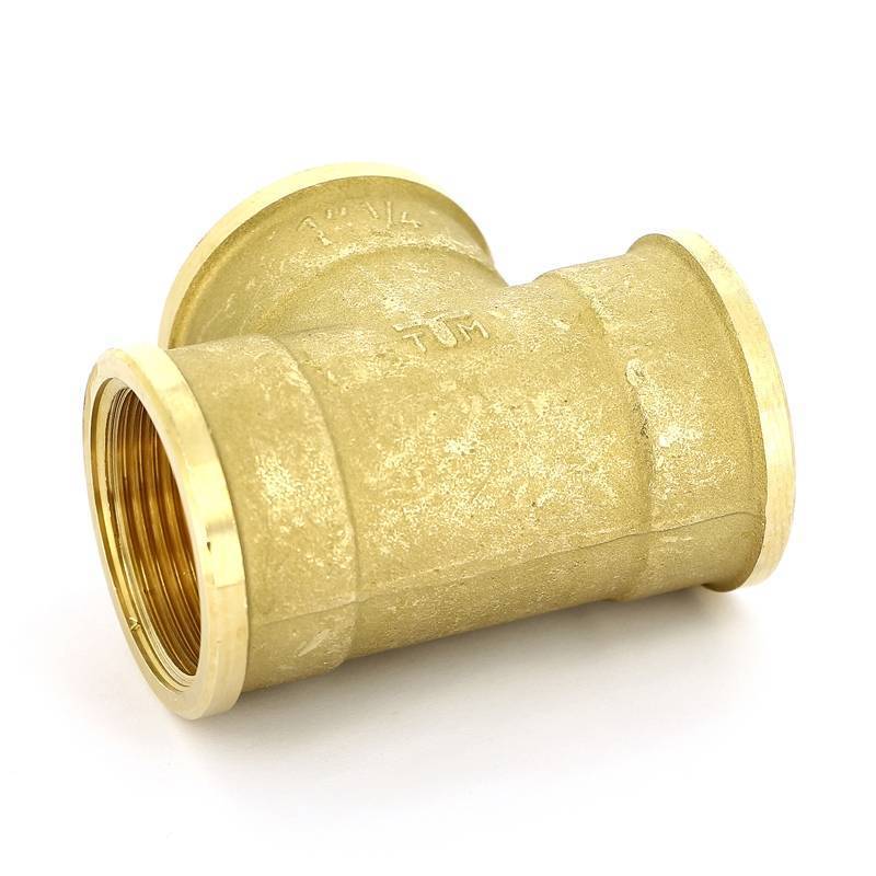 Тройник латунный Tiemme 1 1/4 ВР 1500029