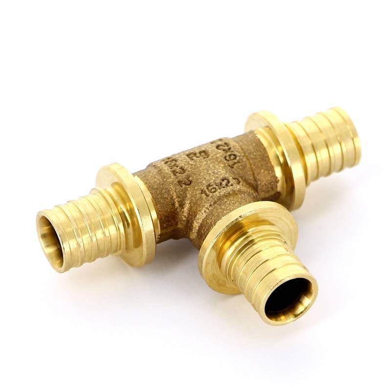 Тройник надвижной REHAU RAUTITAN RX 16 мм бронза 1377724