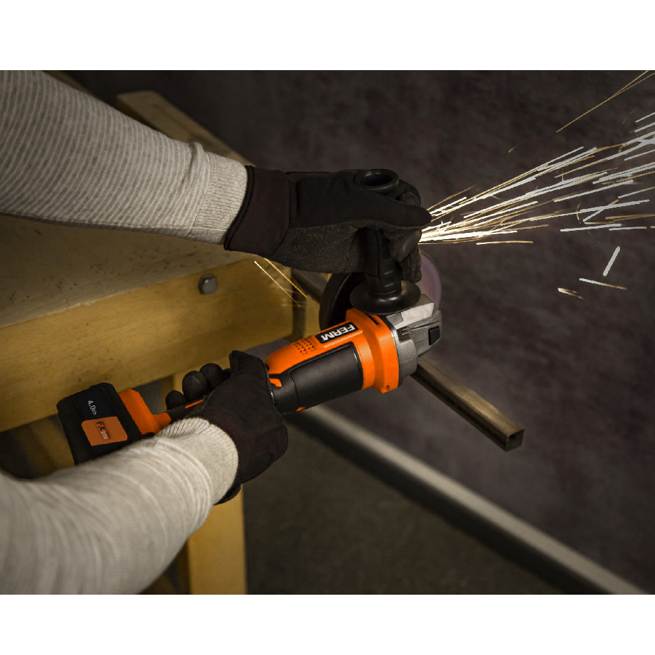 Аккумуляторная угловая шлифовальная машина FERM AGM 20 В 115 мм AGM