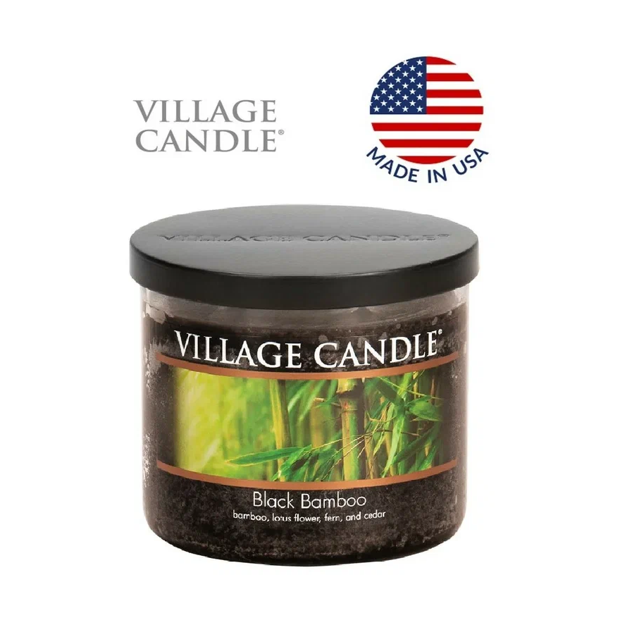 Ароматическая свеча Village Candle Черный бамбук 396 г 10062