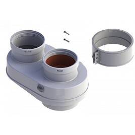 Адаптер для подключения раздельных труб BAXI 80/80 мм антиобледенительный KHG71413621