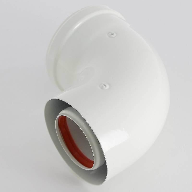 Отвод коаксиальный BAXI 60/100 мм 90° для котлов ECO Nova / Classic 71410141