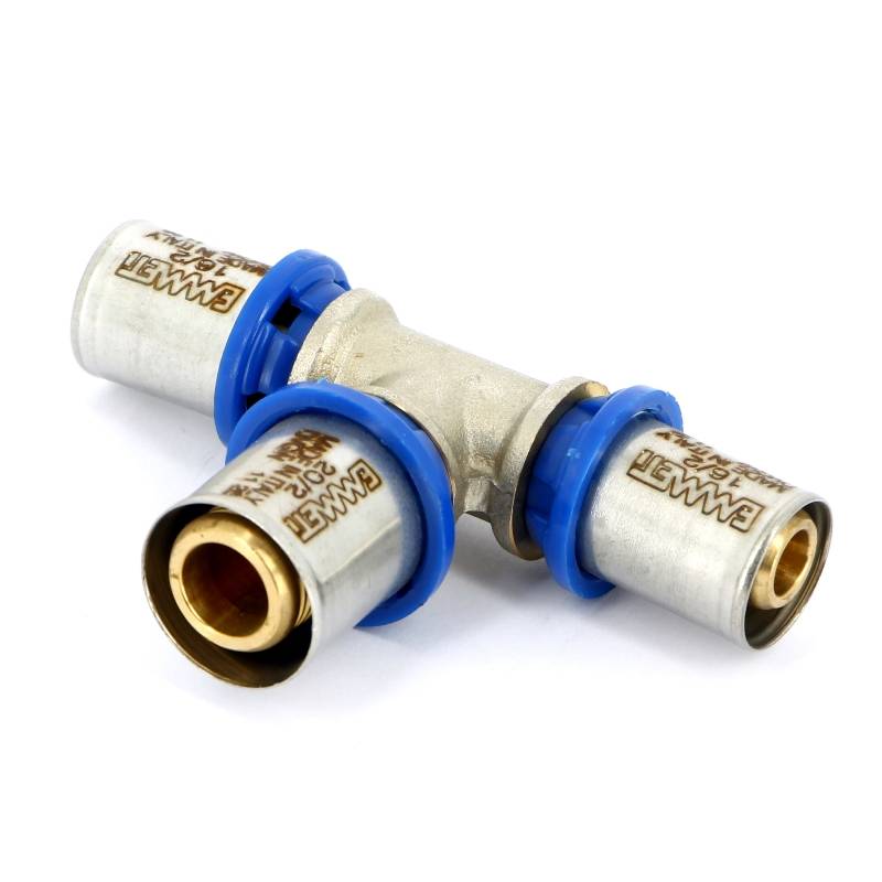 Тройник пресс EMMETI 16х20х16 мм 28101396