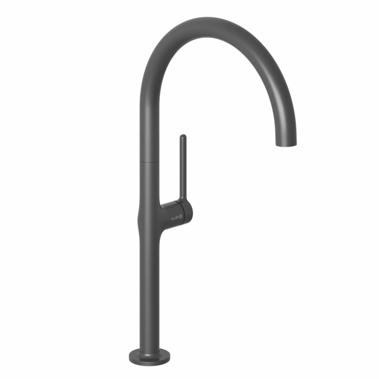 Смеситель для кухни Kludi REEF однорычажный черный матовый 508036675