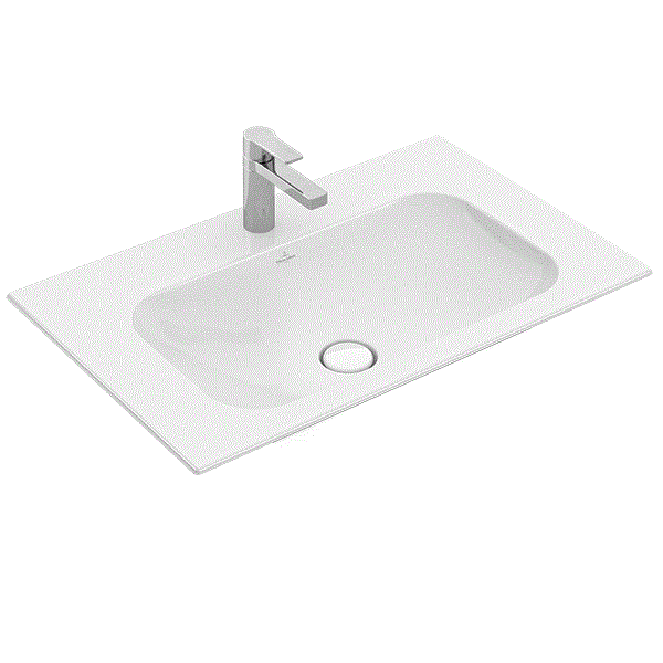 Раковина Villeroy & Boch Finion 800х500 мм CeramicPlus альпийский белый 416484R1