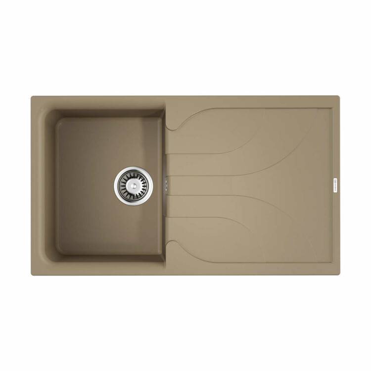 Кухонная мойка OMOIKIRI Yasugata 860x500 мм 2 отверстия шампань 4993873