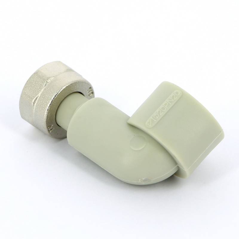 Угольник PP-R FV-Plast с накидной гайкой 20х1/2 227020