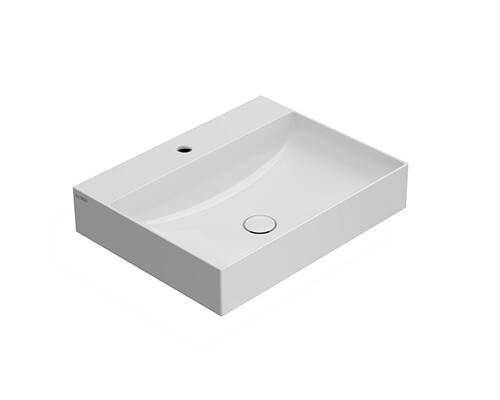 Раковина Globo T-EDGE 500x470x120 мм 1 отверстие цвет белый B6R51BI