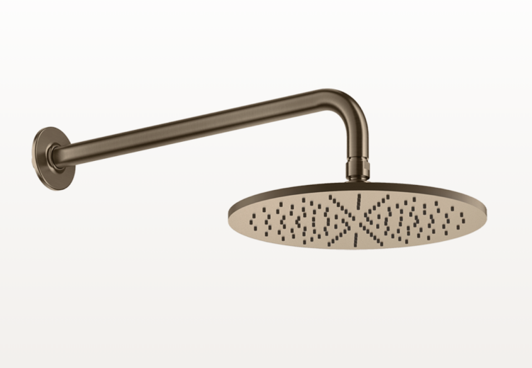 Верхний душ, Gessi, Inciso, 300-300, цвет-Coffee Bronze Brushed PVD