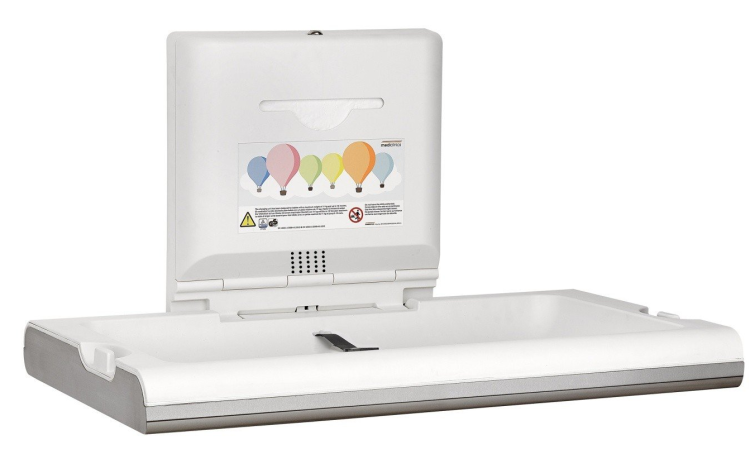 Пеленальный столик Mediclinics BabyMedi CP0016HCS с диспенсером белый матовый CP0016HCS