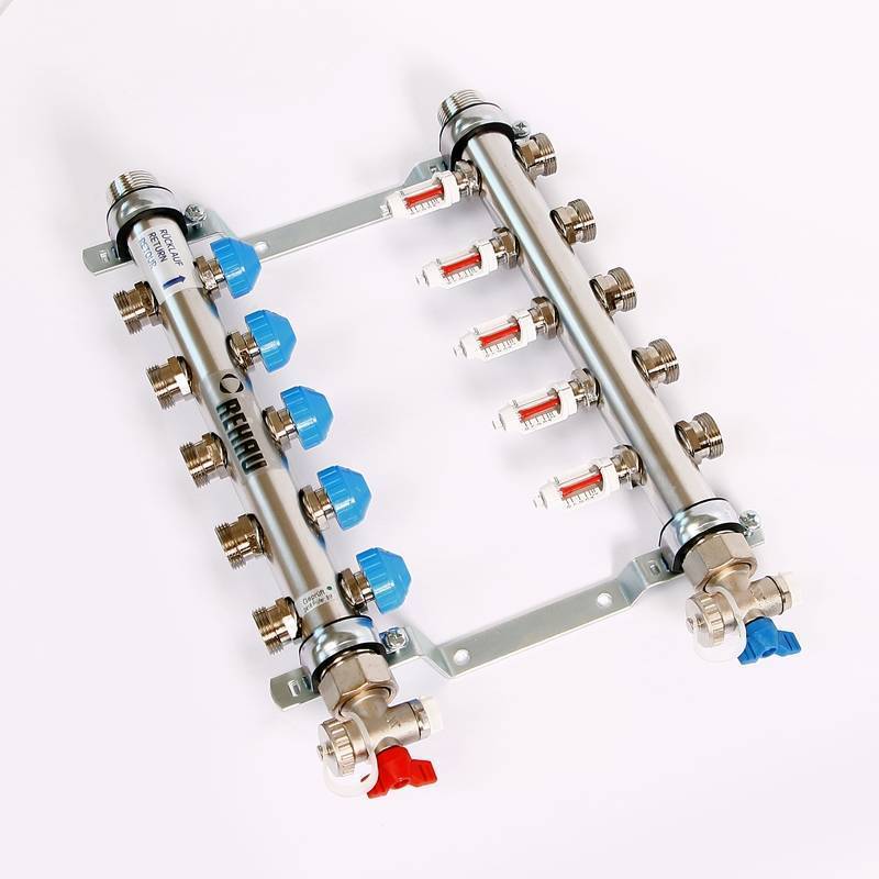 Коллекторная группа REHAU HKV-D 1 x 3/4 5 выходов 208051