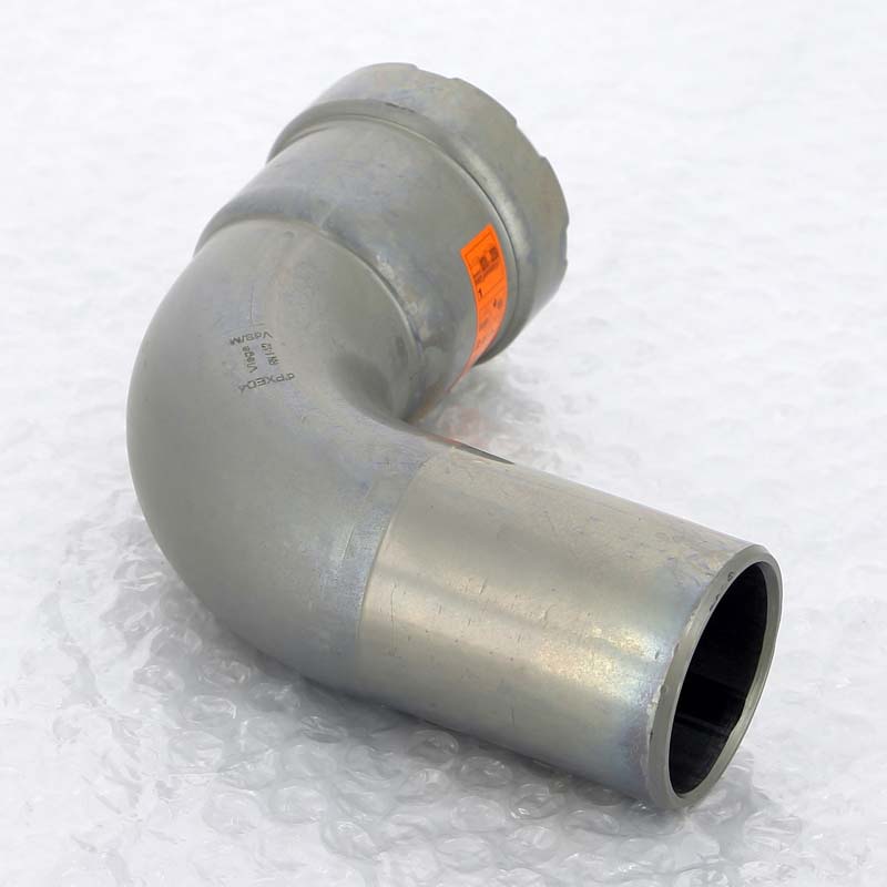 Отвод однораструбный 90° Viega Megapress пресс оцинкованная сталь 1 1/2 694678