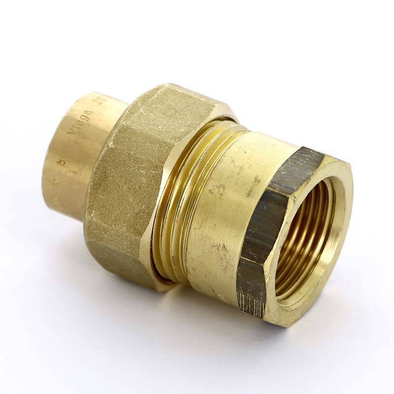 Разъемное соединение Viega 94340G пайка — внутренняя резьба с коническим уплотнением 22х3/4 101527