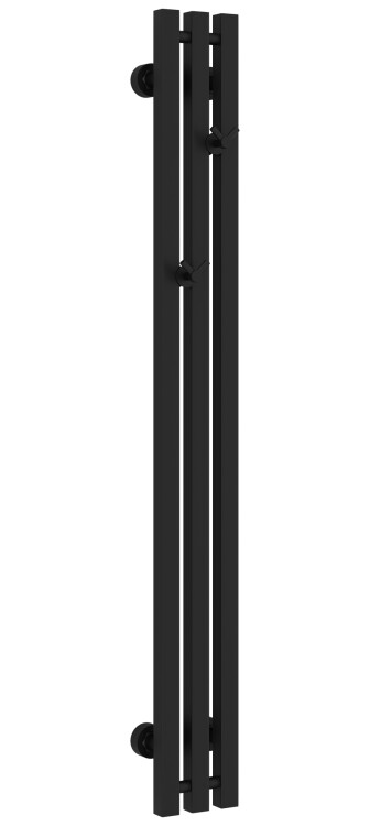 Полотенцесушитель водяной Сунержа Вердикт PRO 130х1200 мм черный матовый 31-0459-1210