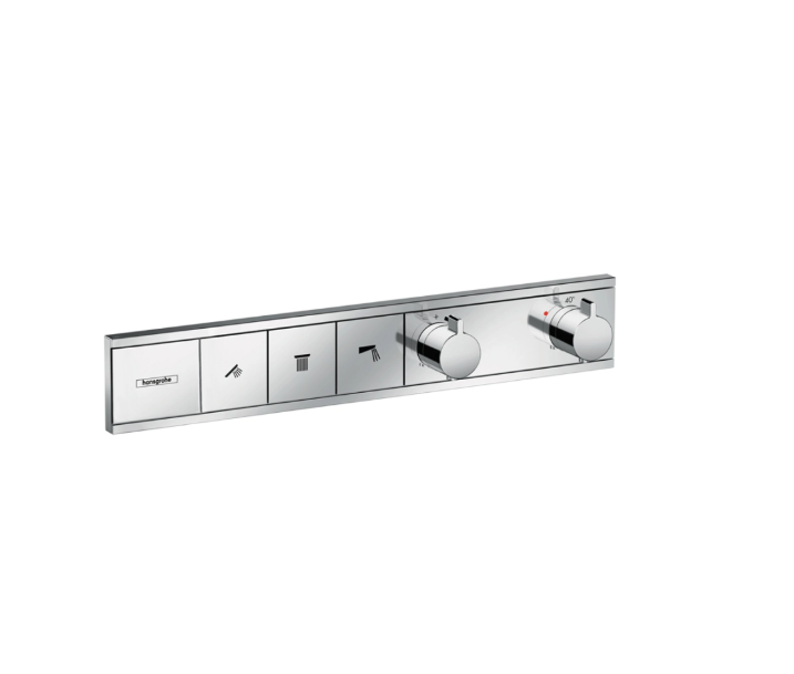 Термостат для душа Hansgrohe RainSelect на 3 потребителя хром 15381000