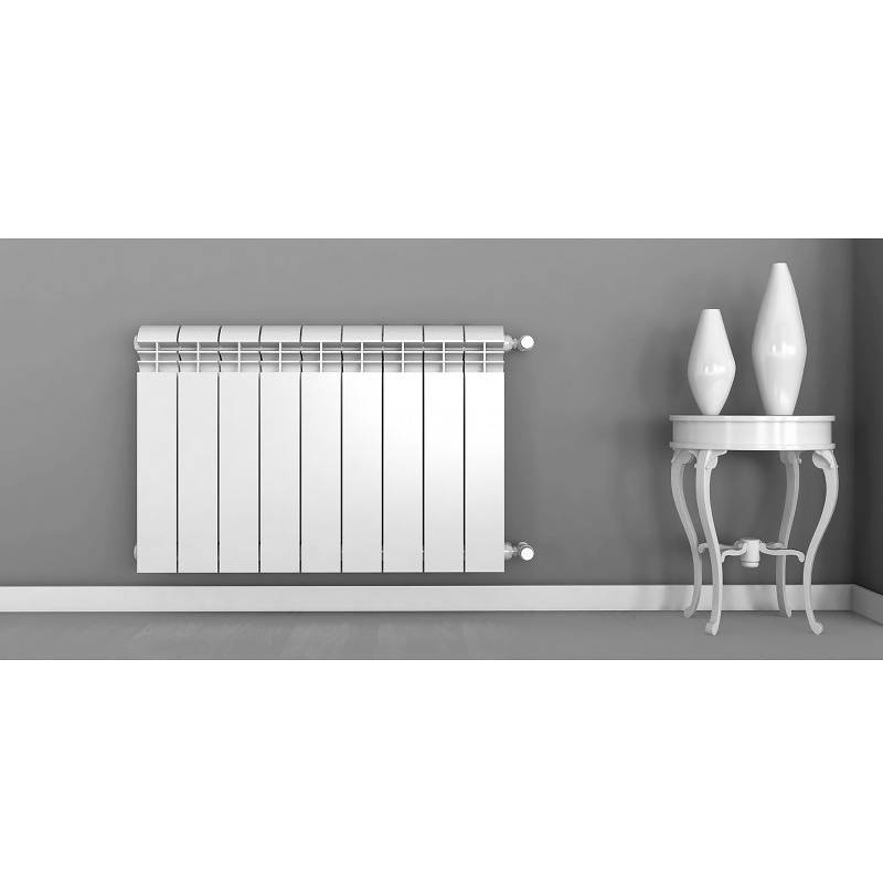 Радиатор биметаллический Rifar Base 200 12 секций боковое подключение RB20012