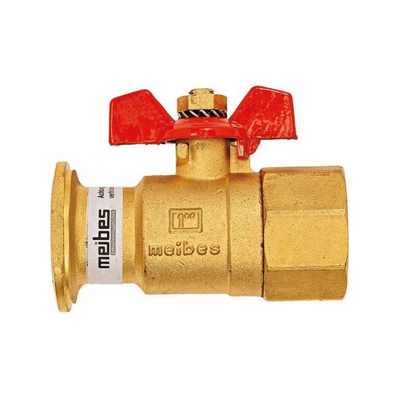 Кран шаровой Meibes с фланцем обратным клапаном и воздухоотводчиком 1 M61851