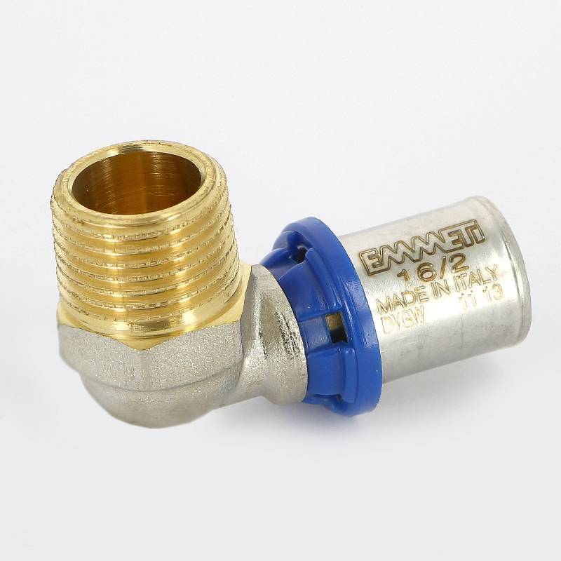 Угольник пресс с наружной резьбой Emmeti Gerapex 16 x 1/2 28101342