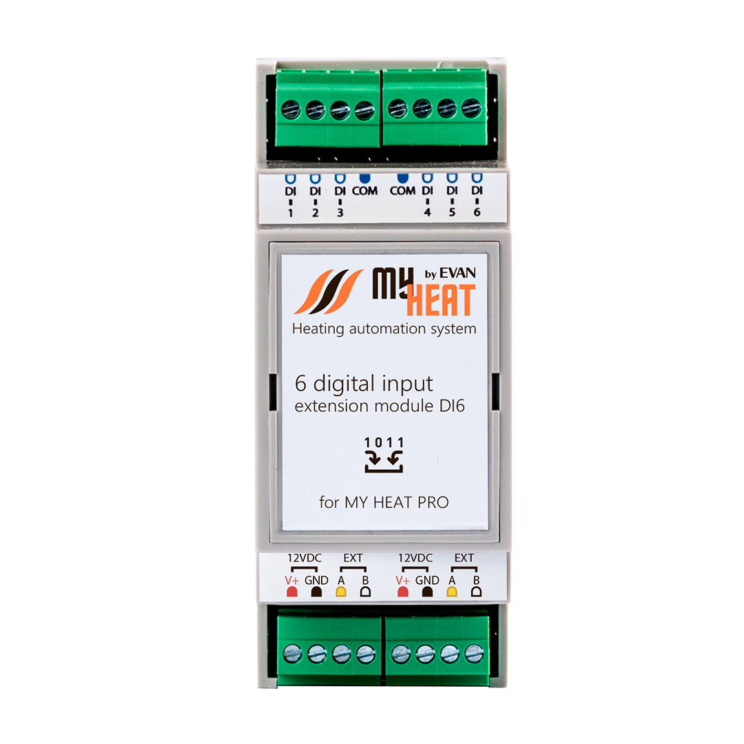 Модуль расширения дискретных входов MyHeat DI6