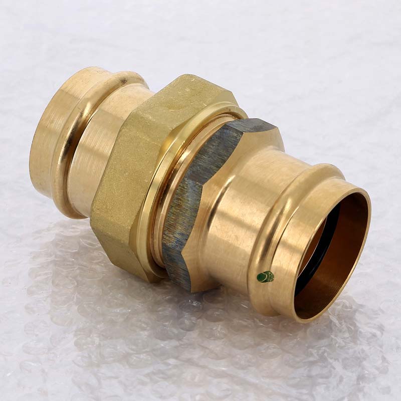 Муфта разъёмная пресс Viega Sanpress бронза 54 мм 226329