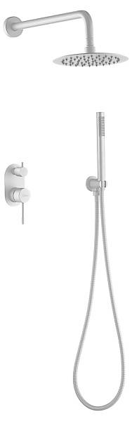 Душевой комплект встраиваемый Boheme Uno с внутренней частью matt white 464-MW