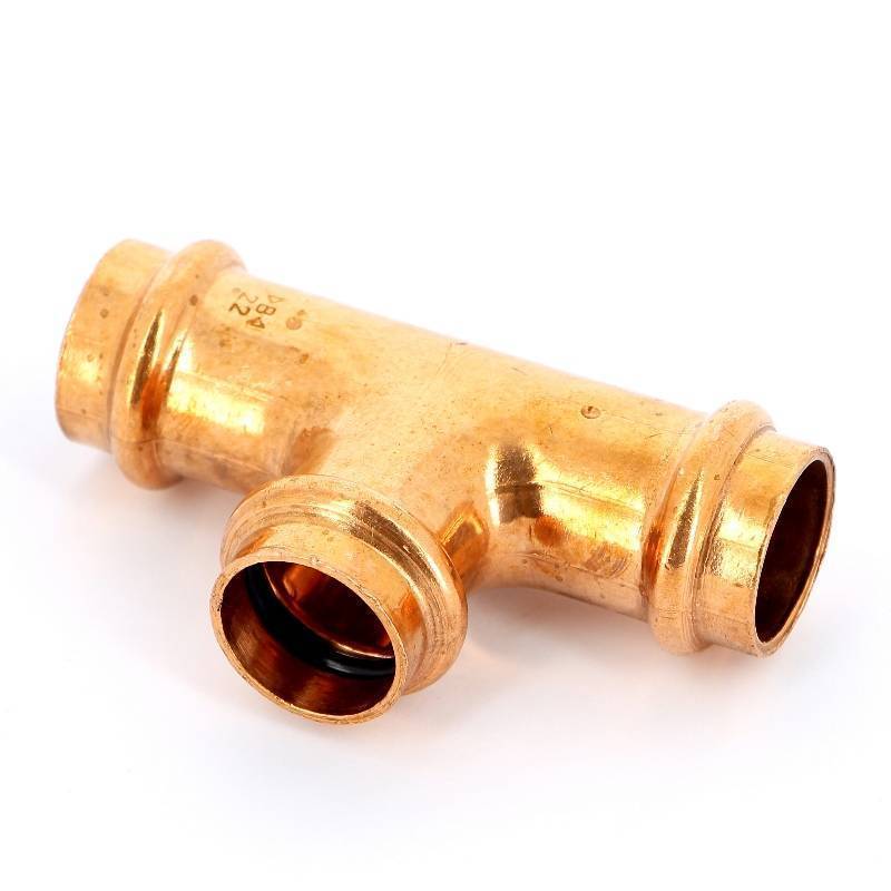 Тройник пресс IBP 22 мм медь P5130 02222022