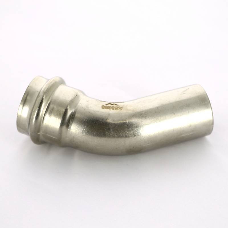 Угольник-вставка 45° пресс IBP >B< Press Inox 28 мм нержавеющая сталь PS5040 0280000