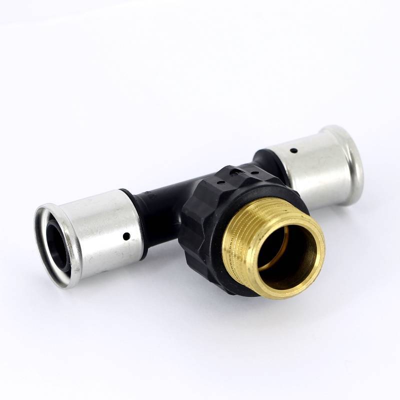 Тройник пресс-НР Henco PVDF 26x1x26 14PK-260626