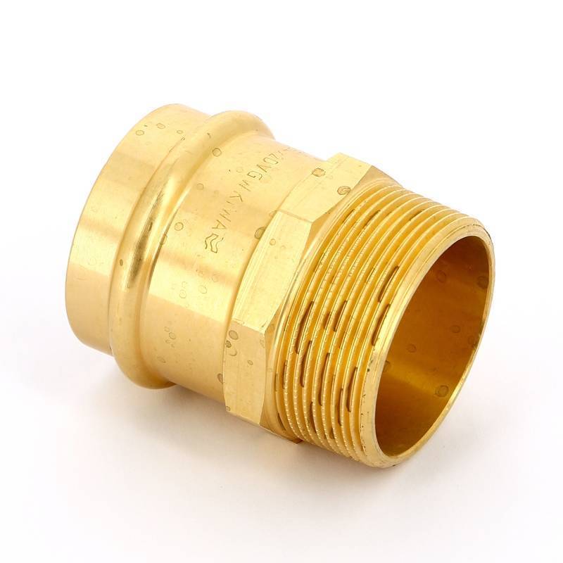 Муфта переходная пресс-НР IBP >B< Press 54 мм x 2 бронза P4243G05416000