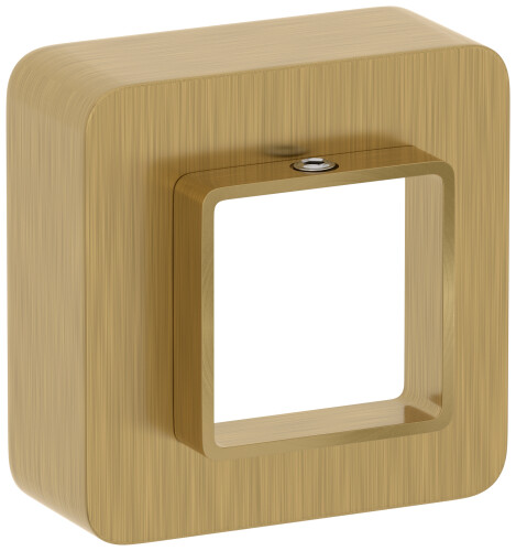 Накладка маскировочная, Сунержа, шгв 50-27-50, нержавеющая сталь, d 27, цвет-латунь состаренная