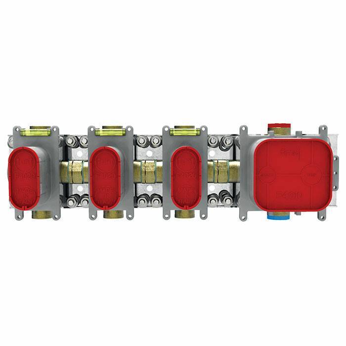Внутренняя часть термостатического смесителя на 3 выхода 3/4 Fima Carlo Frattini Switch F5933