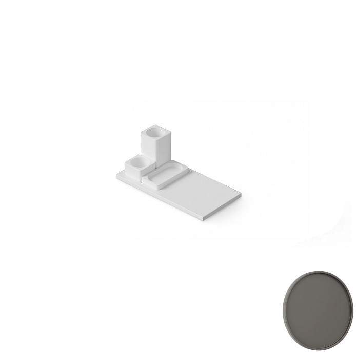 Набор настольных аксессуаров для ванной DEA Design 400x200x120 мм Graphite DD36035