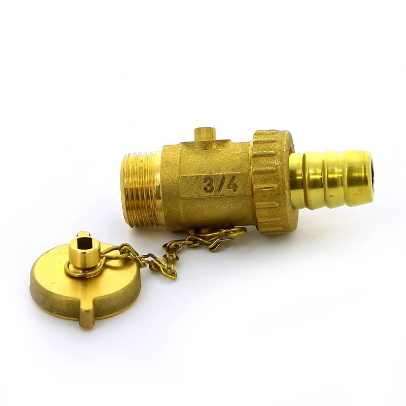 Кран шаровой сливной Itap 139 со штуцером и маховиком 3/4 1390034