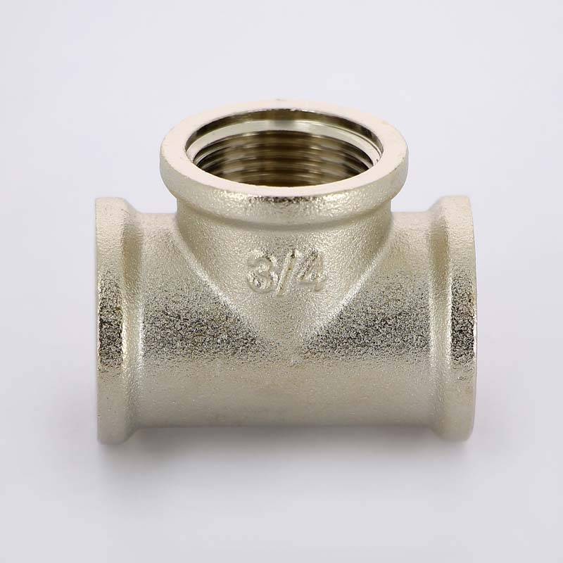 Тройник никелированный Uni-Fitt 3/4 ВР-ВР-ВР 615N3330