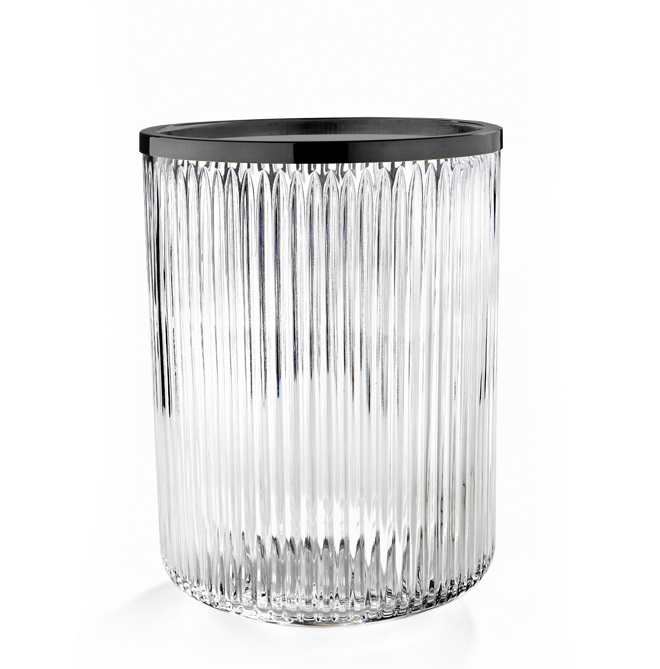 Урна 3SC Elegance 200x200x280 мм никель черный матовый EL65ACRCFM