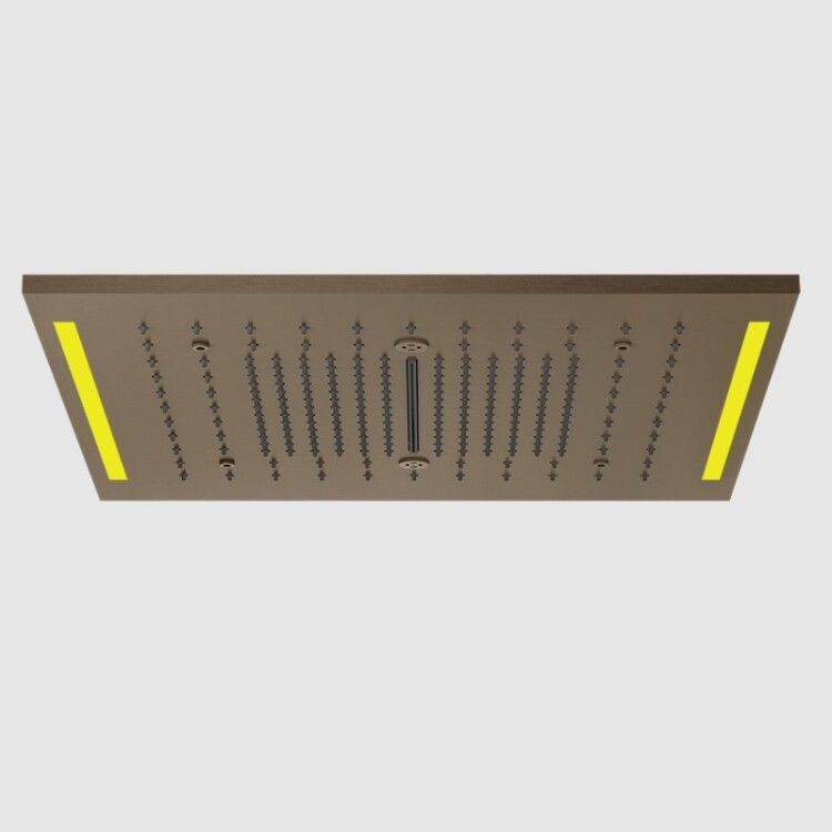 Накладная панель для душевой системы Gessi Colour 500x500 мм Coffee Bronze Brushed PVD 57977761
